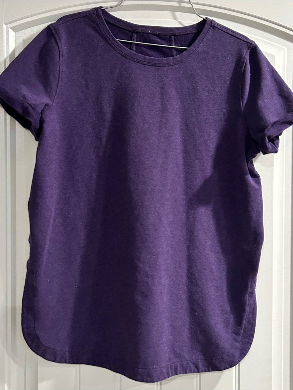 Lululemon athletica Short-Sleeve Crewneck Tee in Deep Purple